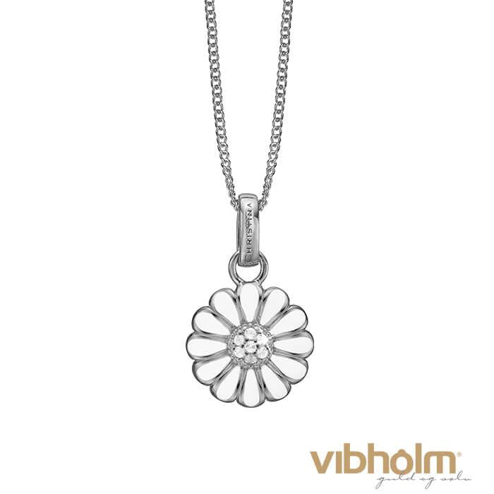 Christina Jewelry & Watches - 16mm Marguerite Halskæde - sterlingsølv 680-S30